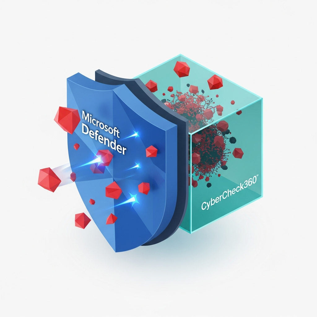 CyberCheck360 + Microsoft Defender Background