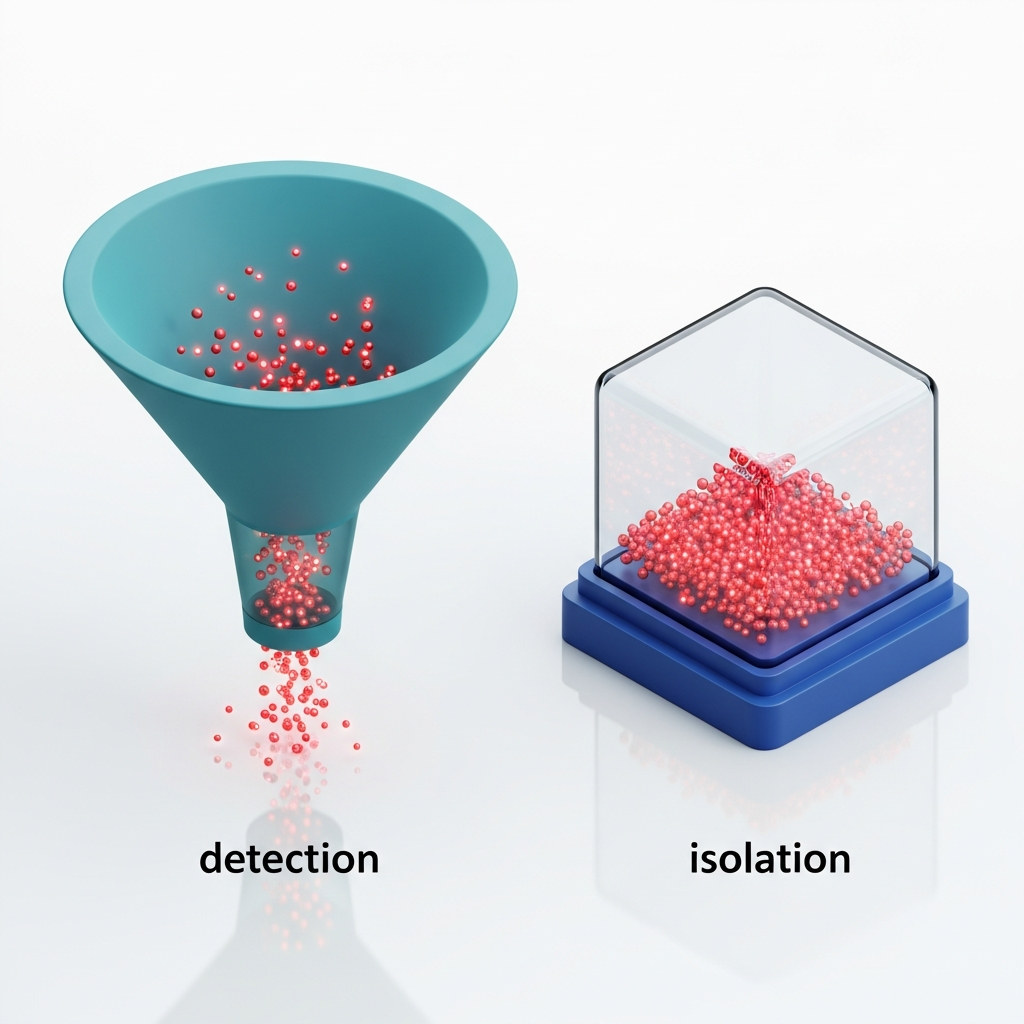 Isolation vs Detection Background